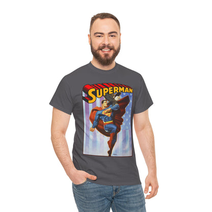 Superman With Eagle T-Shirt - Ariel Olivetti Art - DC Comics