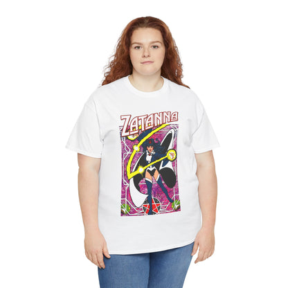 Zatanna T-Shirt - George Perez Postcard Art - Justice League Magic Member - JLA Satellite Era - DC Comics