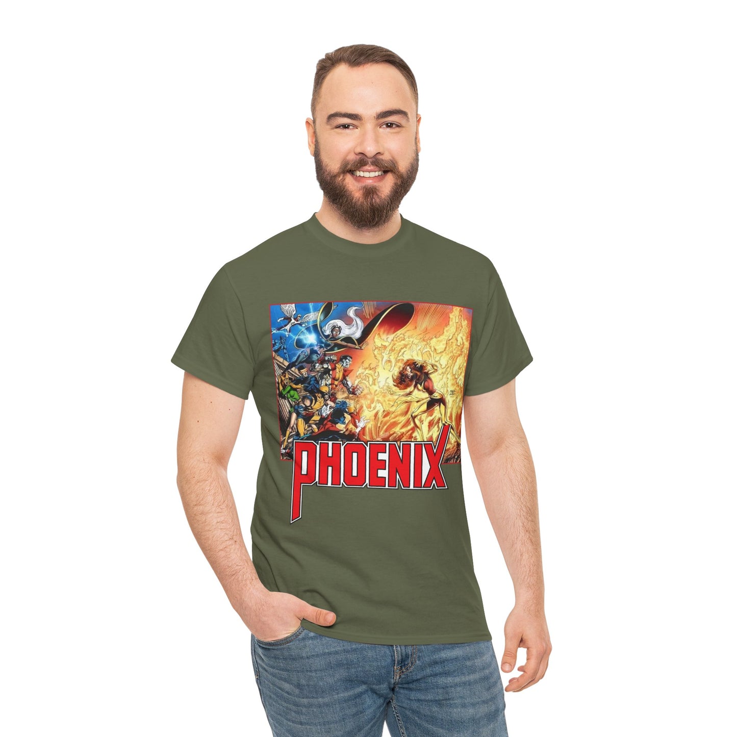 Phoenix T-Shirt - John Byrne Art - Untold X-Men Story - Jean Grey - Marvel Comics - Cyclops, Wolverine