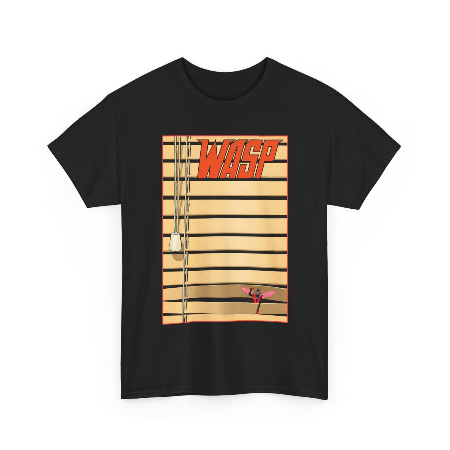 Wasp T-Shirt - Tom Reilly "Windowshades" Cover Art - Avengers Founding Member - Marvel Comics