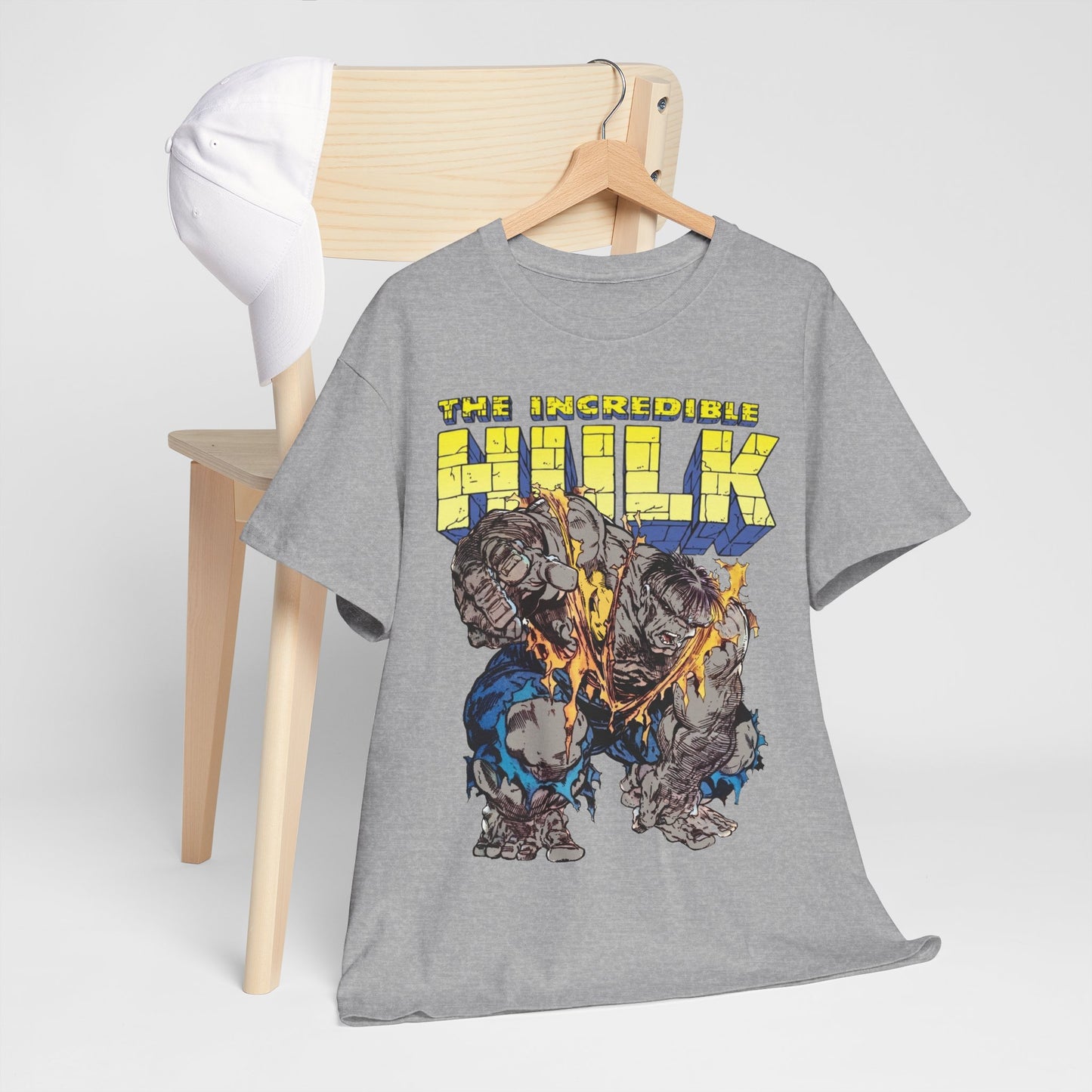 Incredible Hulk T-Shirt - Todd McFarlane Art - Marvel Comics - Grey Hulk, Bruce Banner