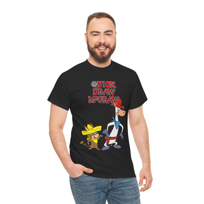 Quick Draw McGraw T-Shirt - Baba Looey - Hanna-Barbera Cartoon - Popular 1960s TV Animation