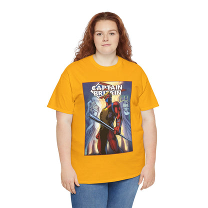 Captain Britain T-Shirt - Alan Davis Art - Excalibur Member - Marvel Comics