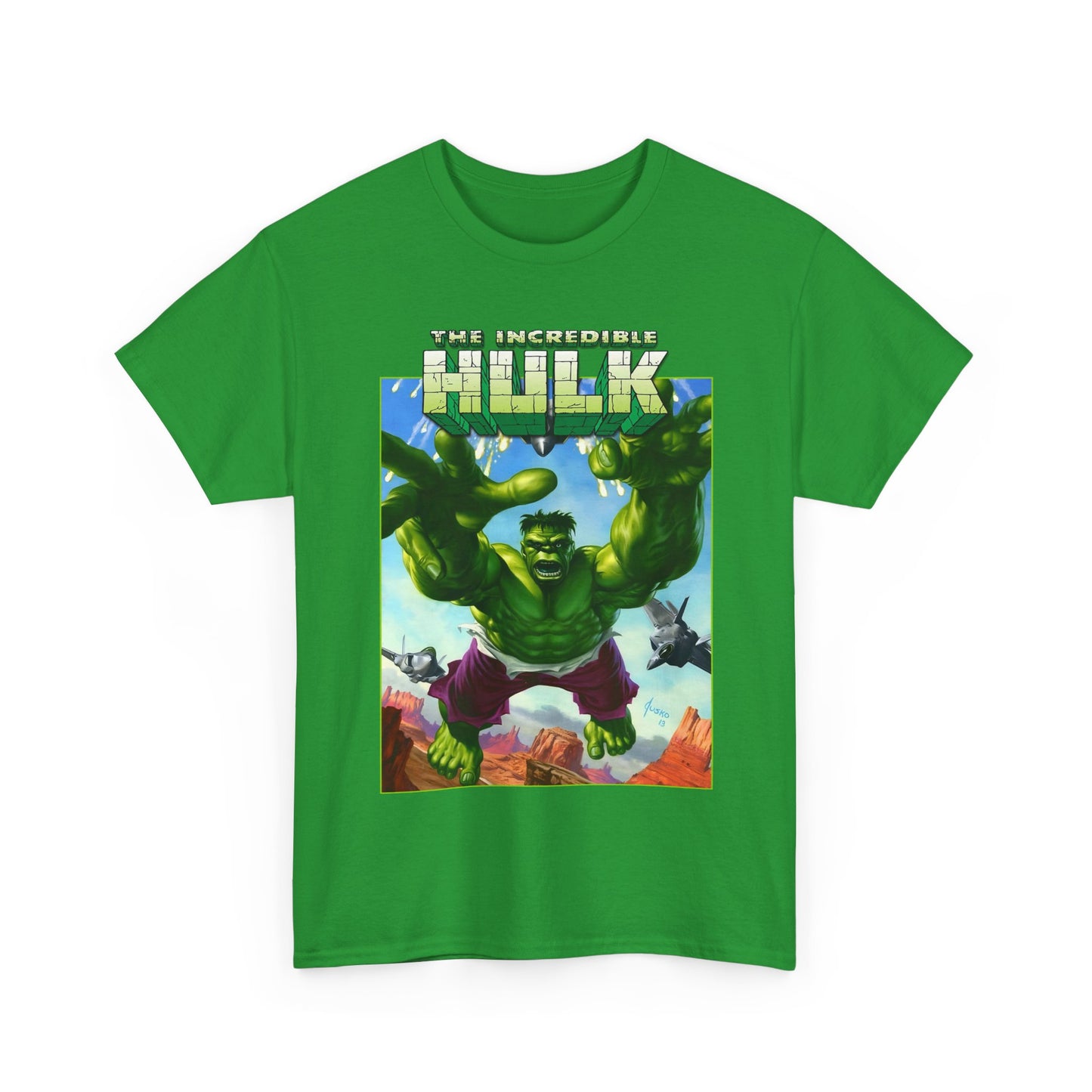 Incredible Hulk T-Shirt - Joe Jusko Art - Bruce Banner - Marvel Comics