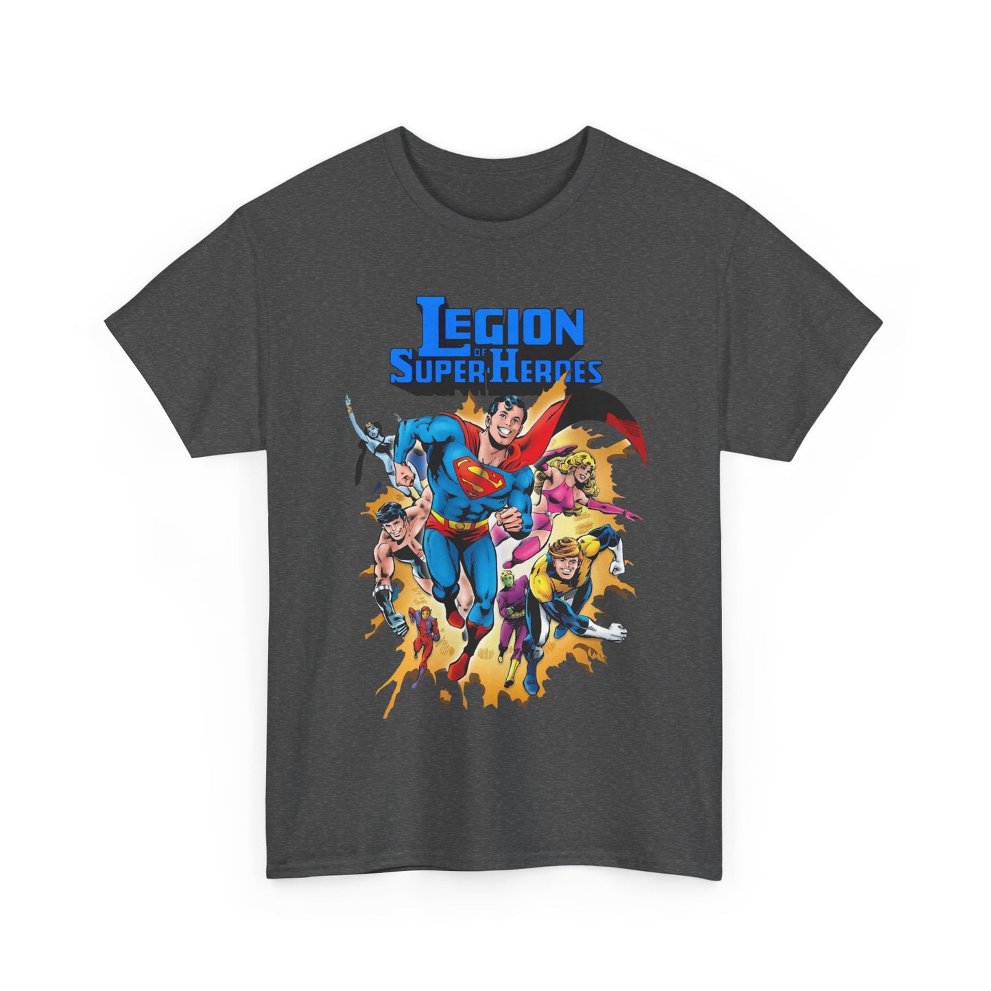 Superboy & Legion of Super-Heroes T-Shirt - Joe Staton Art - DC Comics