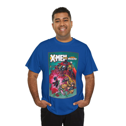 X-Men: Age of Apocalypse T-Shirt - Adam Kubert Art - Magneto, Rogue, Nightcrawler, Gambit, Blink, Sabretooth - Dawn - Marvel Comics