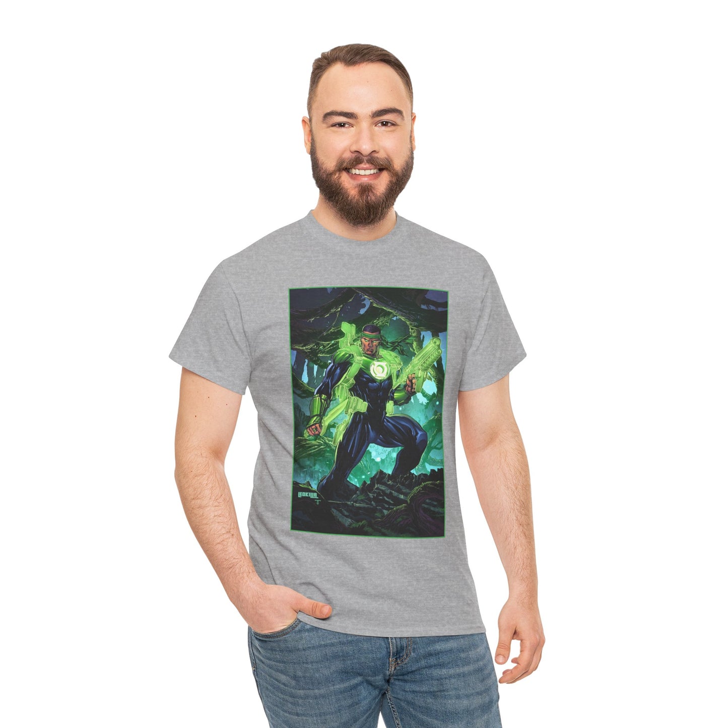 Jon Stewart T-Shirt - Ken Lashley Art - Green Lantern War Journal Cover Art - DC Comics