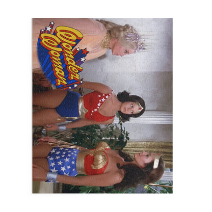 Wonder Woman TV Puzzle (500-Piece) - Lynda Carter, Debra Winger - Wonder Girl/Drusilla - Paradise Island - Queen Hippolyta - Popular CBS TV Show