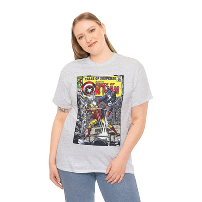 Tales of Suspense T-Shirt - George Perez #58 Cover Homage Art - Captain America & Iron Man - Marvel Comics