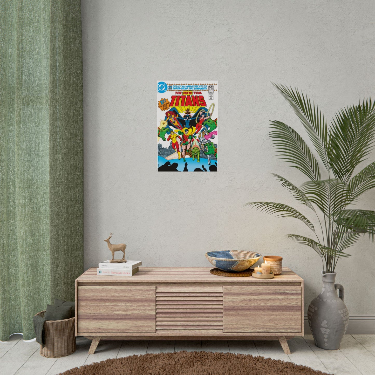 New Teen Titans Rolled Poster - George Perez Art - DC Comics - #1 Cover - Multiple Sizes Up to 24"x36"