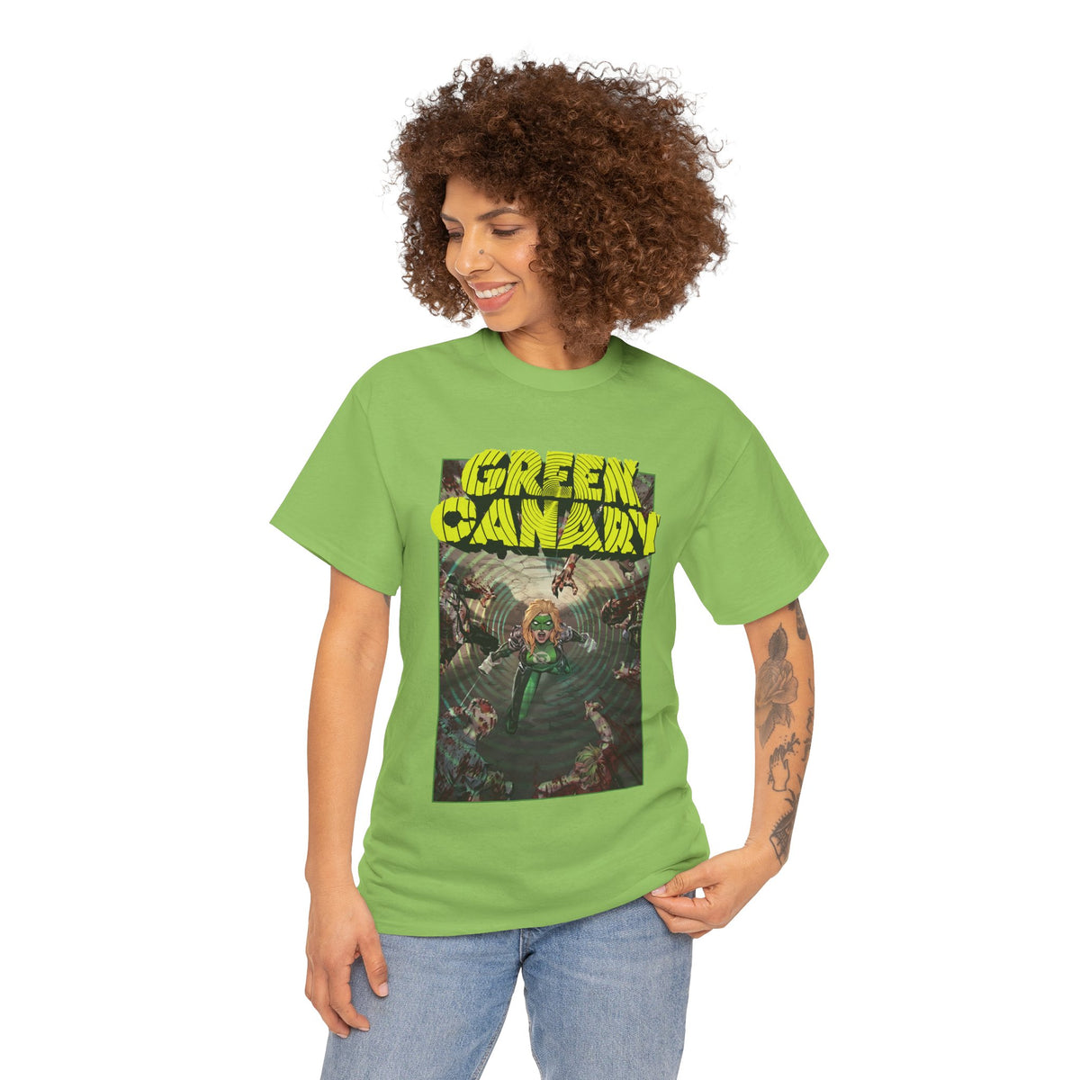 Green Canary T-Shirt - DCeased: War of the Undead Gods #5 Variant Cover Art by Kael Ngu. - Dinah Lance - DC Comics