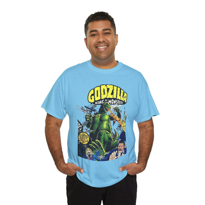 Godzilla T-Shirt - King of the Monsters - 1970s Comic Series - Marvel Comics - Bronze Age Monster Comic