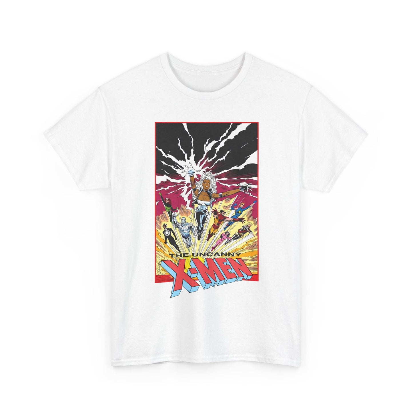Uncanny X-Men T-Shirt - Marc Silvestri Art - Outback Era - Storm, Wolverine, Dazzler, Longshot, Psylocke, Rogue, Havok - Marvel Comics