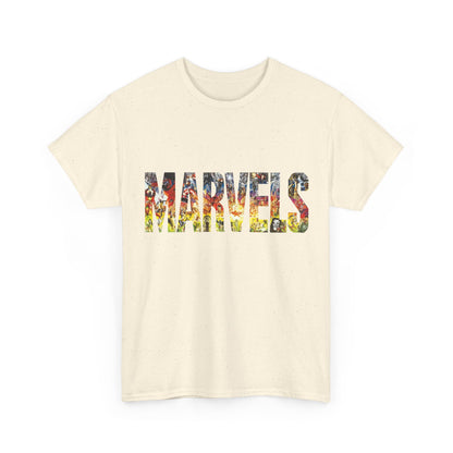 Marvels T-Shirt - Alex Ross Art from the popular Kurt Busiek Story - Spider-Man, Fantastic Four, X-Men, Hulk, Captain America, Thor, Iron Man - Marvel Comics