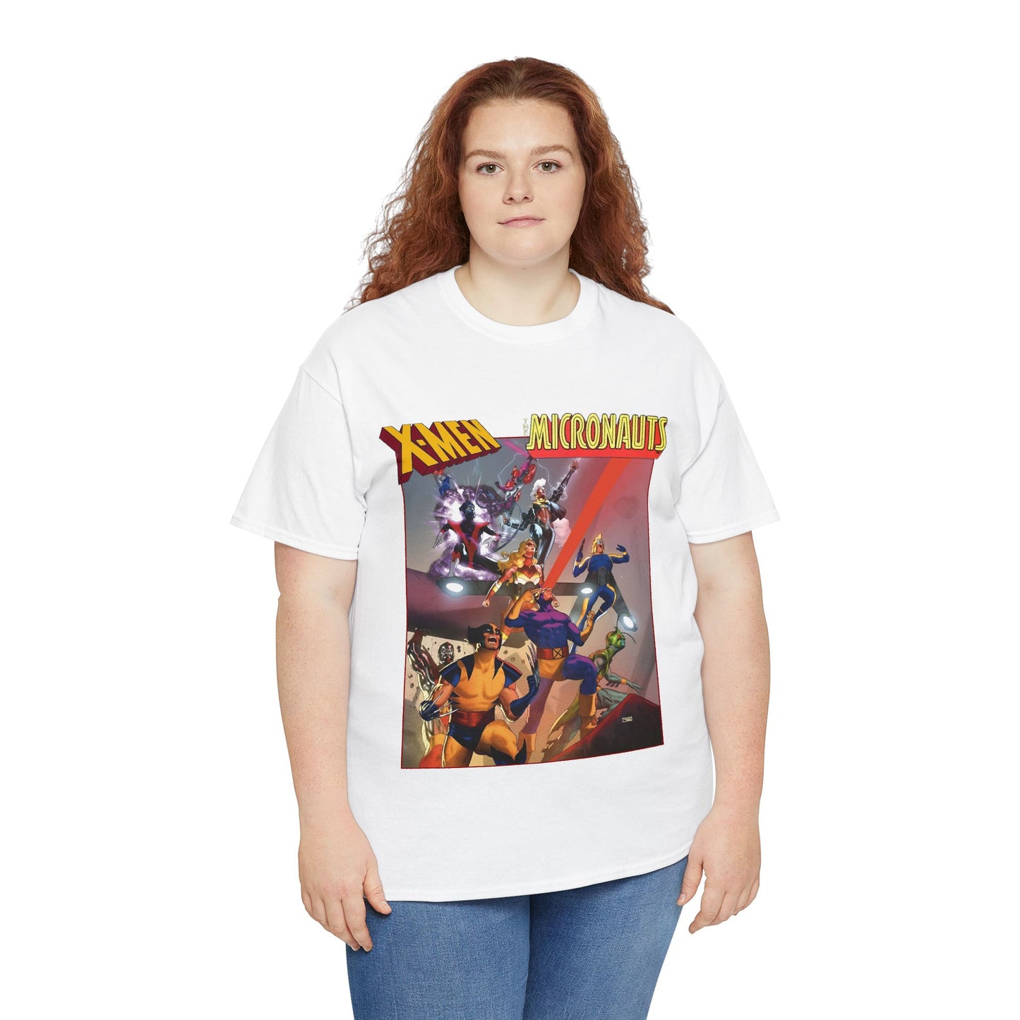 Uncanny X-Men/Micronauts T-Shirt - Taurin Clarke Art - Marvel Comics