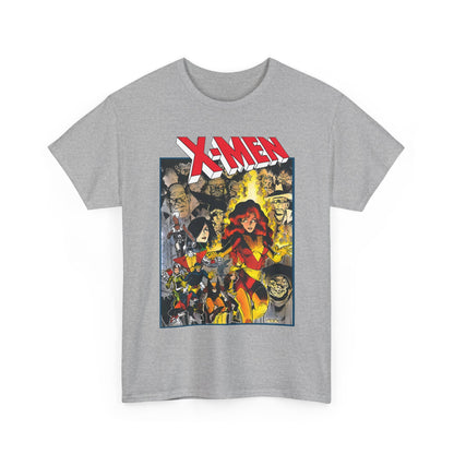 Uncanny X-Men T-Shirt - Arthur Adams Art - Dark Phoenix: From the Ashes Story - Storm, Cyclops, Wolverine, Rogue, Colossus, Nightcrawler - Marvel Comics