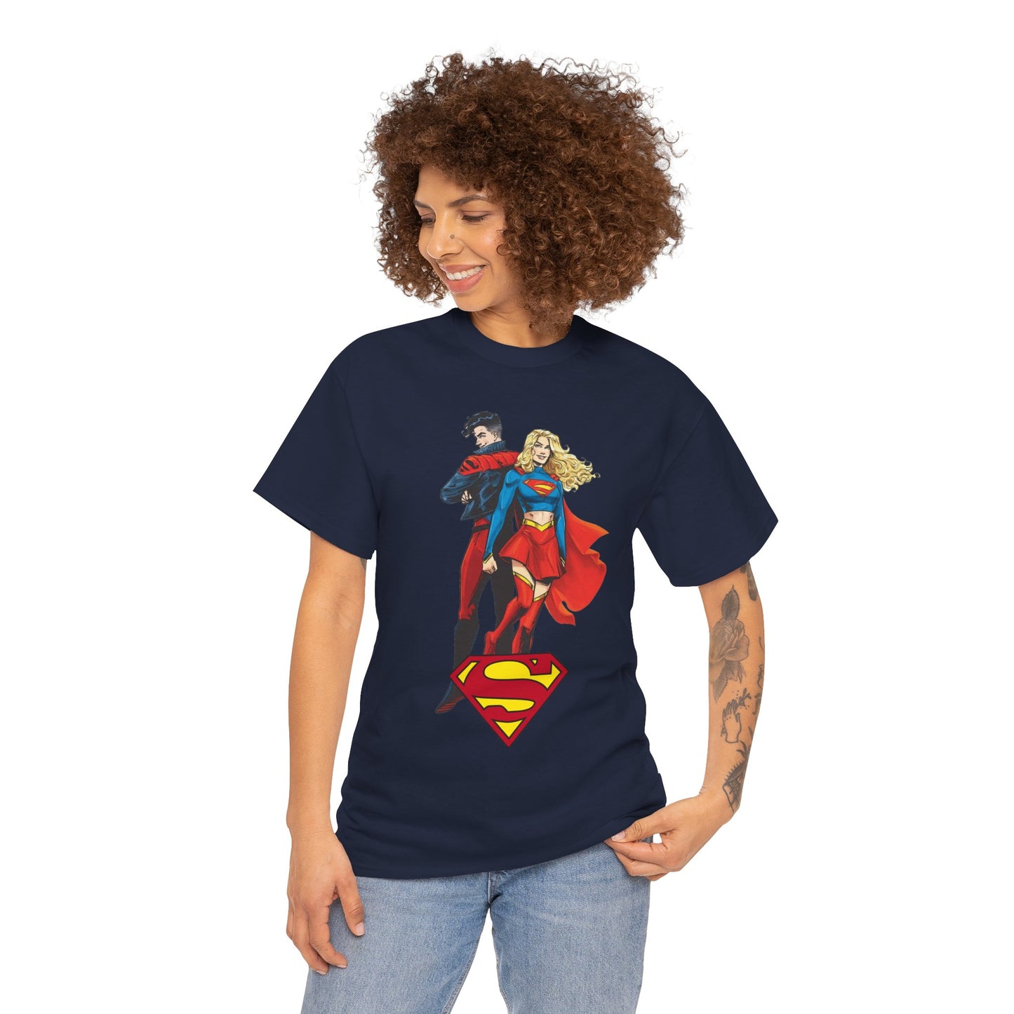 Supergirl & Superboy T-Shirt - Dan Mora Art - DC Comics