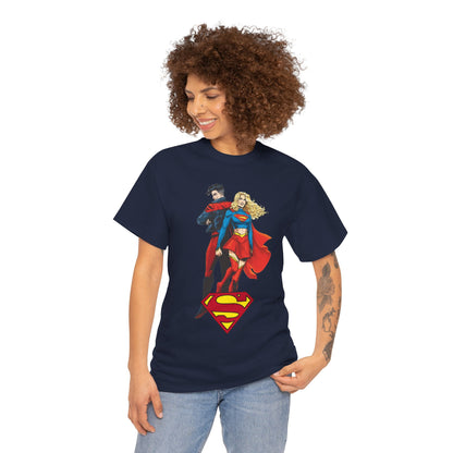 Supergirl & Superboy T-Shirt - Dan Mora Art - DC Comics