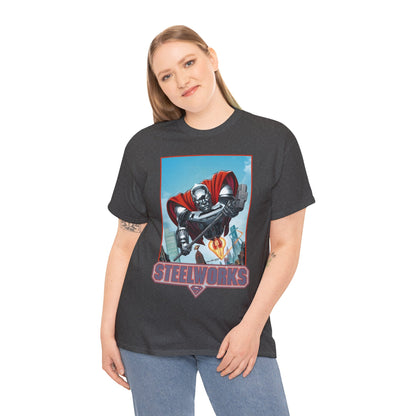 Steelworks T-Shirt - Jon Bogdanove Art - John Henry Irons - Superman Family - DC Comics