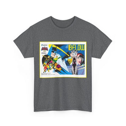 Batman & the Outsiders T-Shirt - Alan Davis Art - Promotional Poster - Looker, Halo, Katana, Geo-Force, Metamorpho, Black Lightning - DC Comics