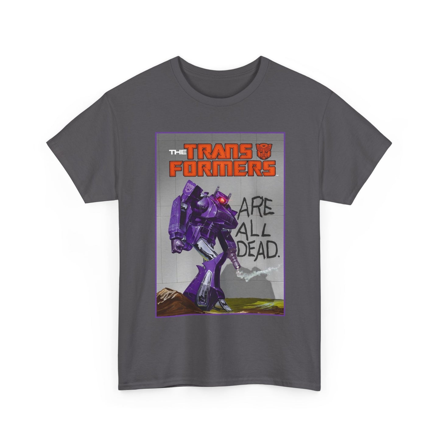 Transformers T-Shirt - "Are All Dead" - Marvel Comics