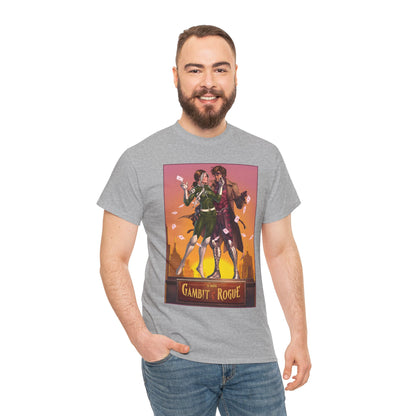 Gambit & Rogue T-Shirt - Mike Choi Art - Popular X-Men Members - Marvel Comics