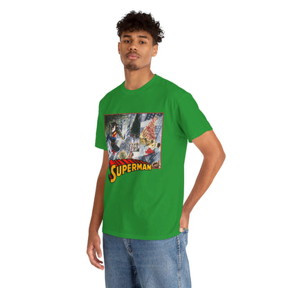 Superman Christmas Tree T-Shirt - Alex Ross Art - DC Comics