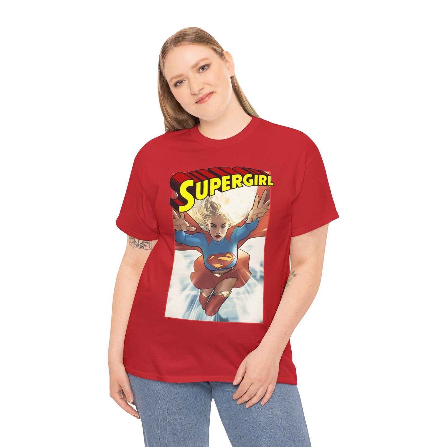 Supergirl T-Shirt - Pablo Villalobos Art - Kara Zor-El - Upcoming Summer 2026 Movie - DC Comics