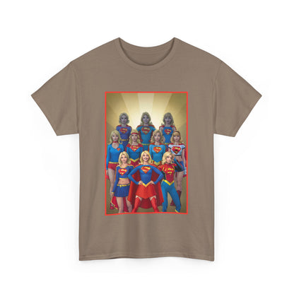 Supergirl Through the Ages T-Shirt - Nicola Scott Art - Kara from Kandor, Superman's Cousin, Linda Danvers - Survivor from Krypton - DC Comics