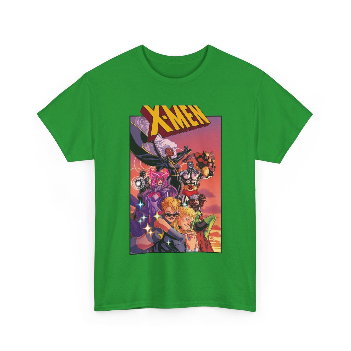X-Men Outback T-Shirt - Russell Dauterman Art - Storm, Wolverine, Psylocke, Longshot, Havok, Rogue, Colossus, Dazzler - Marvel Comics