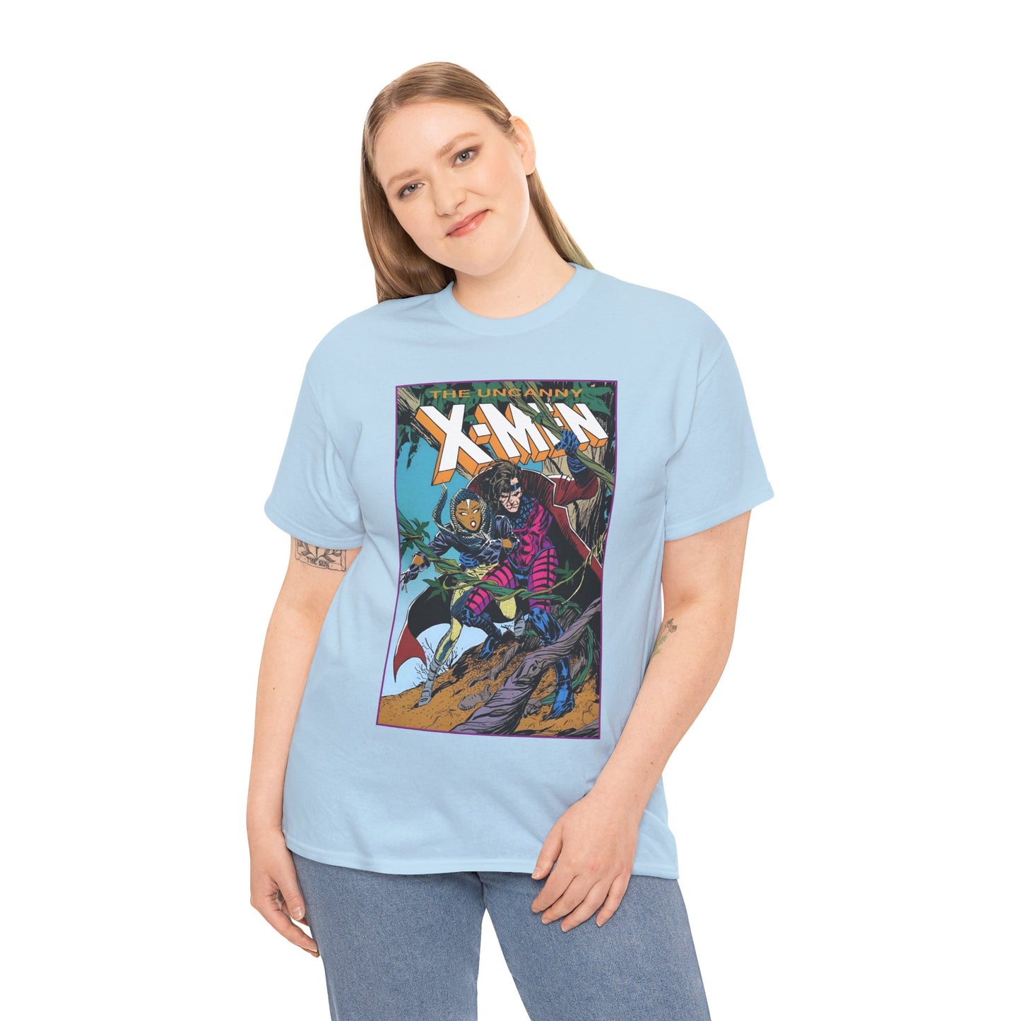 Uncanny X-Men T-Shirt - Andy Kubert Art - Storm & Gambit - #226 Cover - Marvel Comics