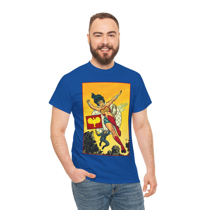 Wonder Woman T-Shirt - Michael Cho Art - Golden Age Art Theme - Steve Trevor - DC Comics
