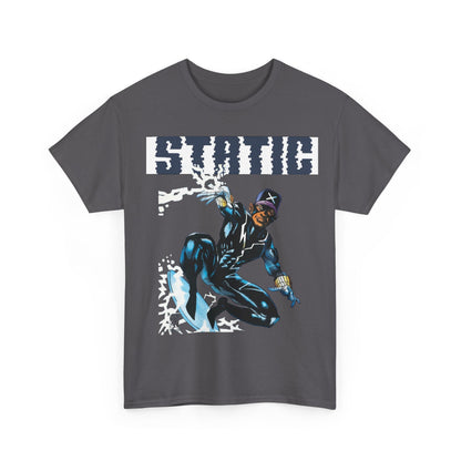Static T-Shirt - Denys Cowan Art - DC Comics, Milestone Media - Shock to your System