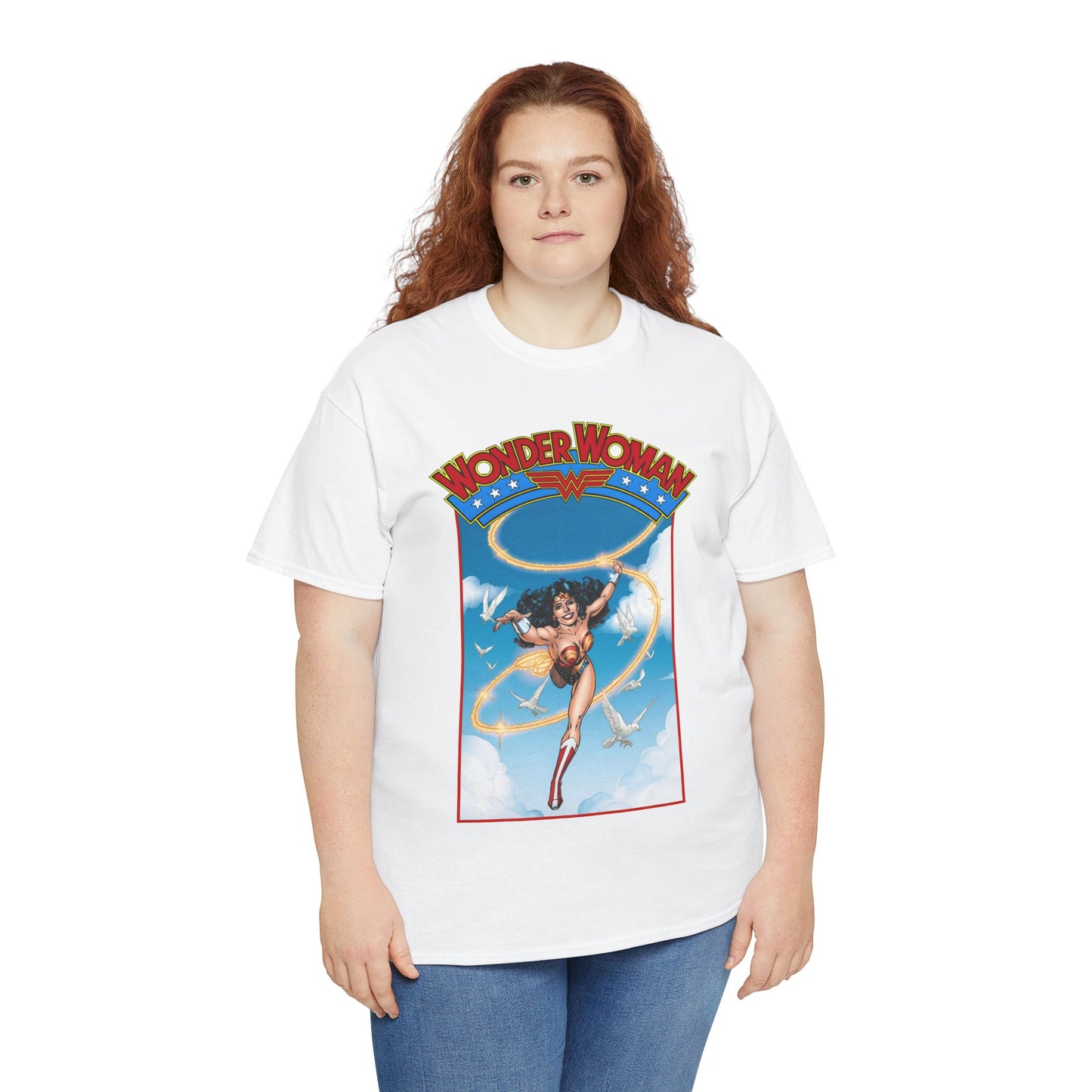 Wonder Woman T-Shirt - George Perez Art - Post-Crisis 1980s Retro Graphic - Themyscira - DC Comics