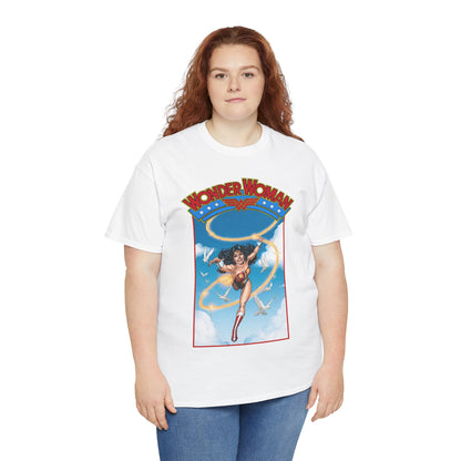 Wonder Woman T-Shirt - George Perez Art - Post-Crisis 1980s Retro Graphic - Themyscira - DC Comics