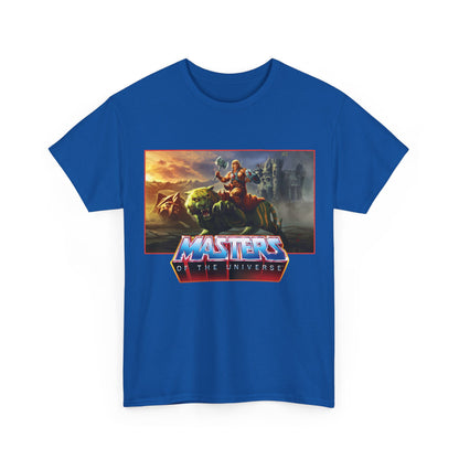 He-Man & Battle Cat T-Shirt- Masters of the Universe, MOTU - New 2026 Movie with Nicholas Galitzine