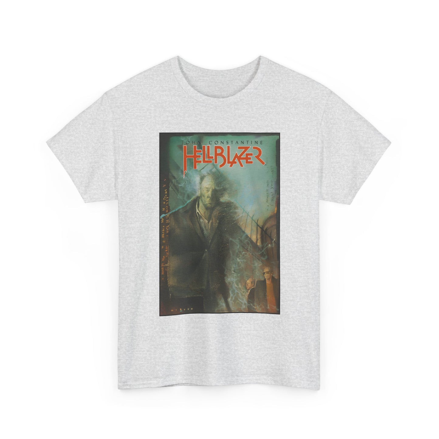 John Constantine Hellblazer T-Shirt - Dave McKean Art - #19 Cover - DC Comics, Vertigo Comics