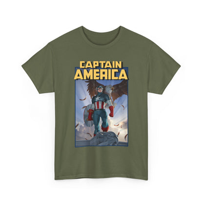 Captain America T-Shirt - Junggeun Yoon Art - Avengers Member - Marvel Comics