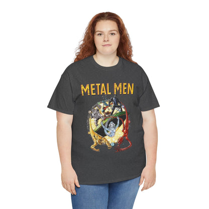 Metal Men T-Shirt - George Perez Art - DC Comics - Classic Silver Age Team - Mercury, Iron, Tin, Gold
