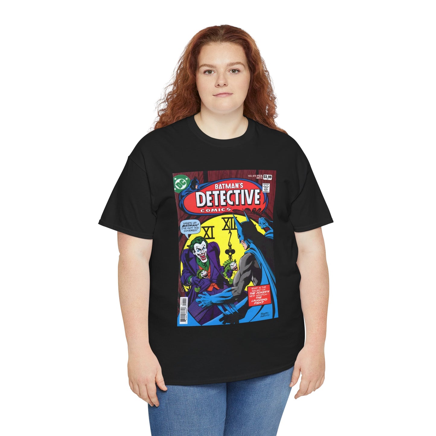 Detective Comics #475 T-Shirt - Marshall Rogers Art - Joker Appearance - The Laughing Fish - DC Comics
