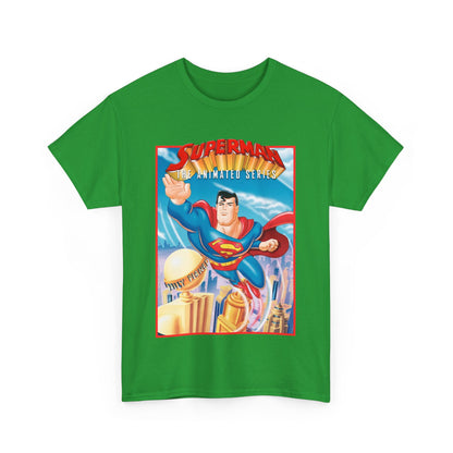 Superman The Animated Series T-Shirt - DC Comics - WB Cartoon 1990s - Metropolis - Man of Steel - Daily Planet