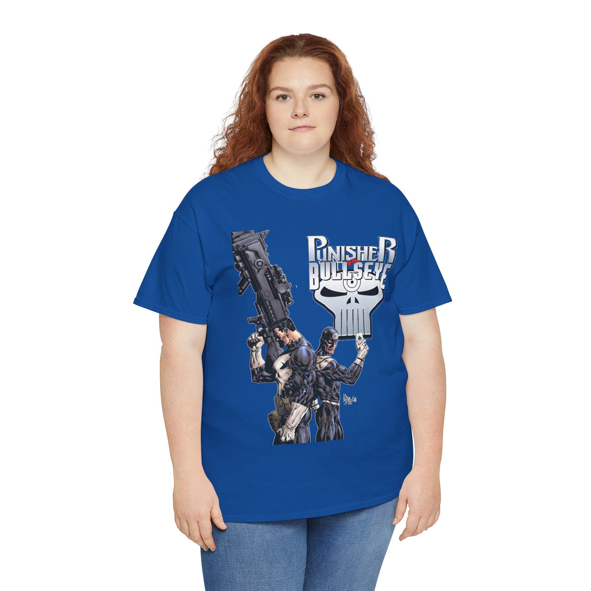 Punisher Vs Bullseye T-Shirt -Mike Deodato Jr Art - Marvel Comics
