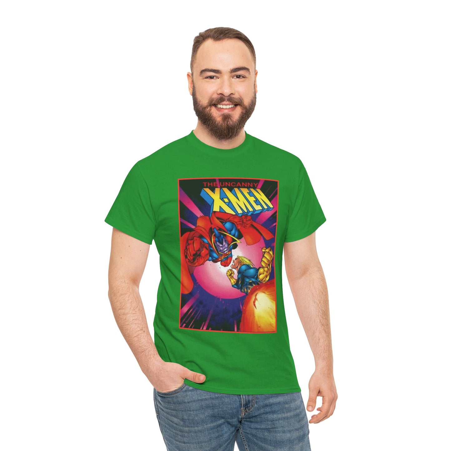 Uncanny X-Men T-Shirt - Joe Madureira Art - #341 Cover Art - Cannonball Vs Gladiator - Marvel Comics