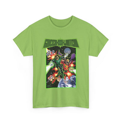 Green Lantern T-Shirt - George Perez Art - Hal Jordan & Alan Scott - Silver Age & Golden Age - DC Comics