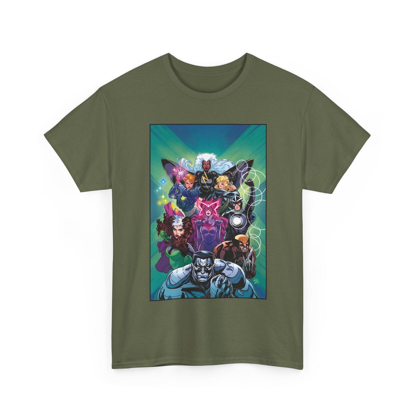 X-Men Outback T-Shirt - Russell Dauterman Art - Wolverine, Storm, Psylocke, Longshot, Dazzler - Marvel Comics