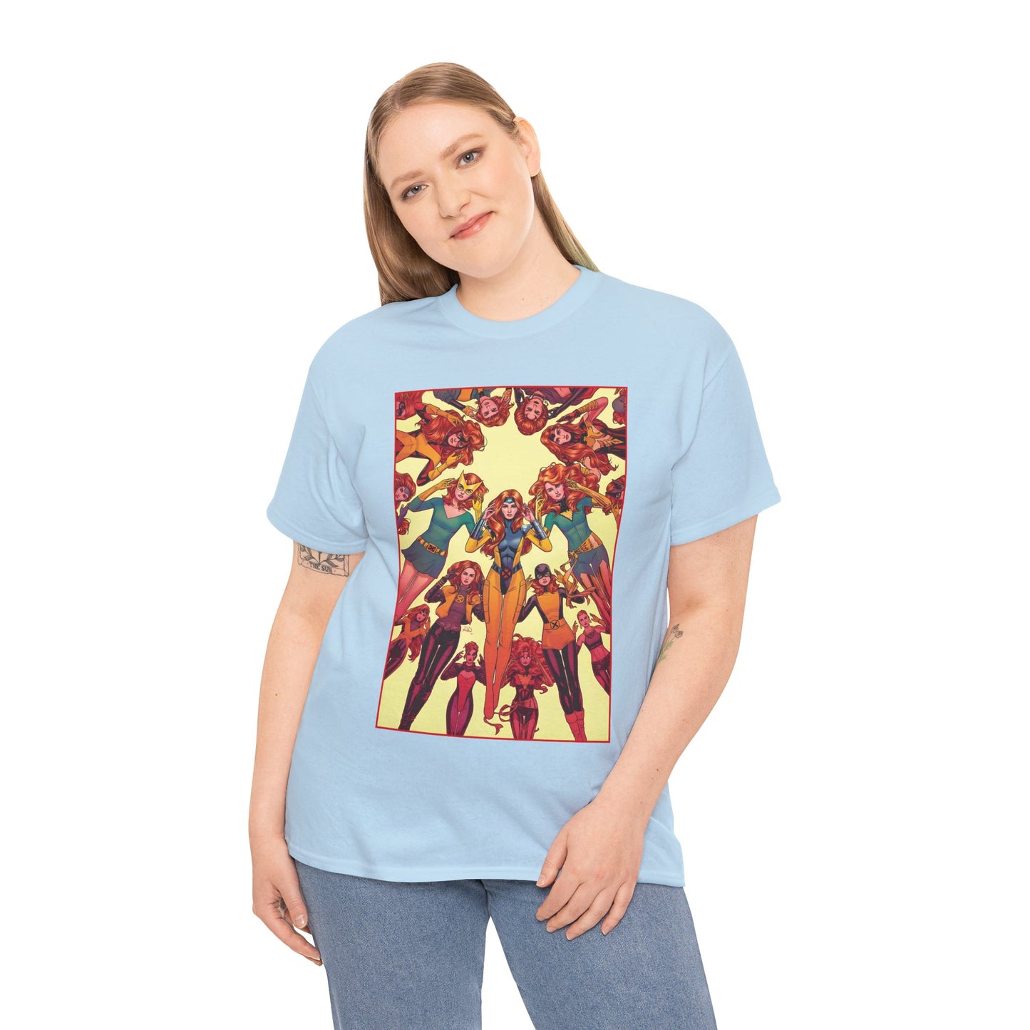 Jean Grey T-Shirt - Russell Dauterman Art - Marvel Girl, Dark Phoenix - X-Men Variant Cover - Marvel Comics