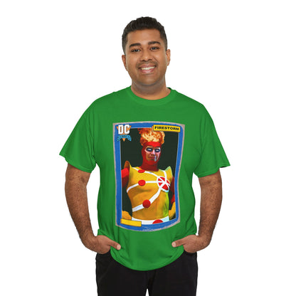 Firestorm T-Shirt - Mark Spears Art - DC Universe Trading Card Homage - Ronnie Raymond - DC Comics