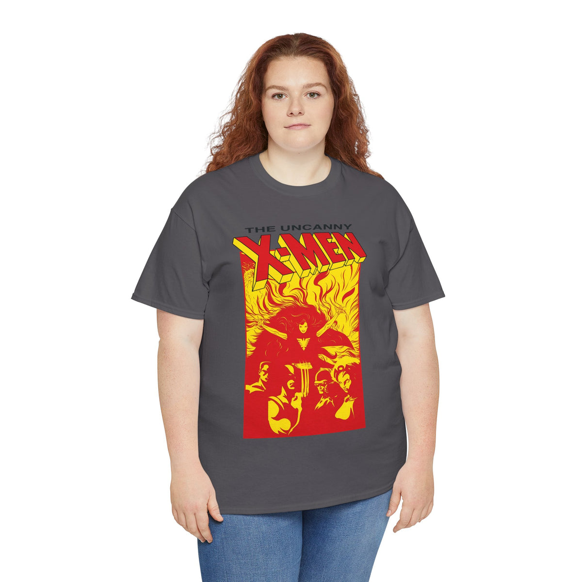 Uncanny X-Men T-Shirt - Steve Lightle Art - Dark Phoenix, Cyclops, Wolverine - Marvel Comics