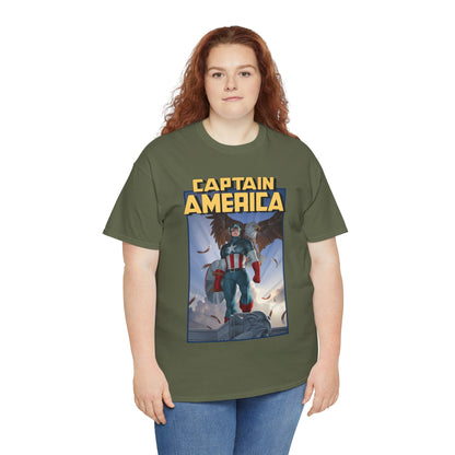 Captain America T-Shirt - Junggeun Yoon Art - Avengers Member - Marvel Comics