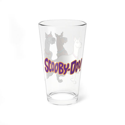 Scooby Doo, Dee & Dum Pint Glass, 16oz - Hanna-Barbera Cartoon Characters - Mystery Inc - Beloved Scooby-Doo Family Members - 1970s & 1980s Classic TV Animation